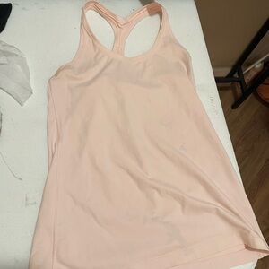 Light Pink Racerback Tank Top Lululemon